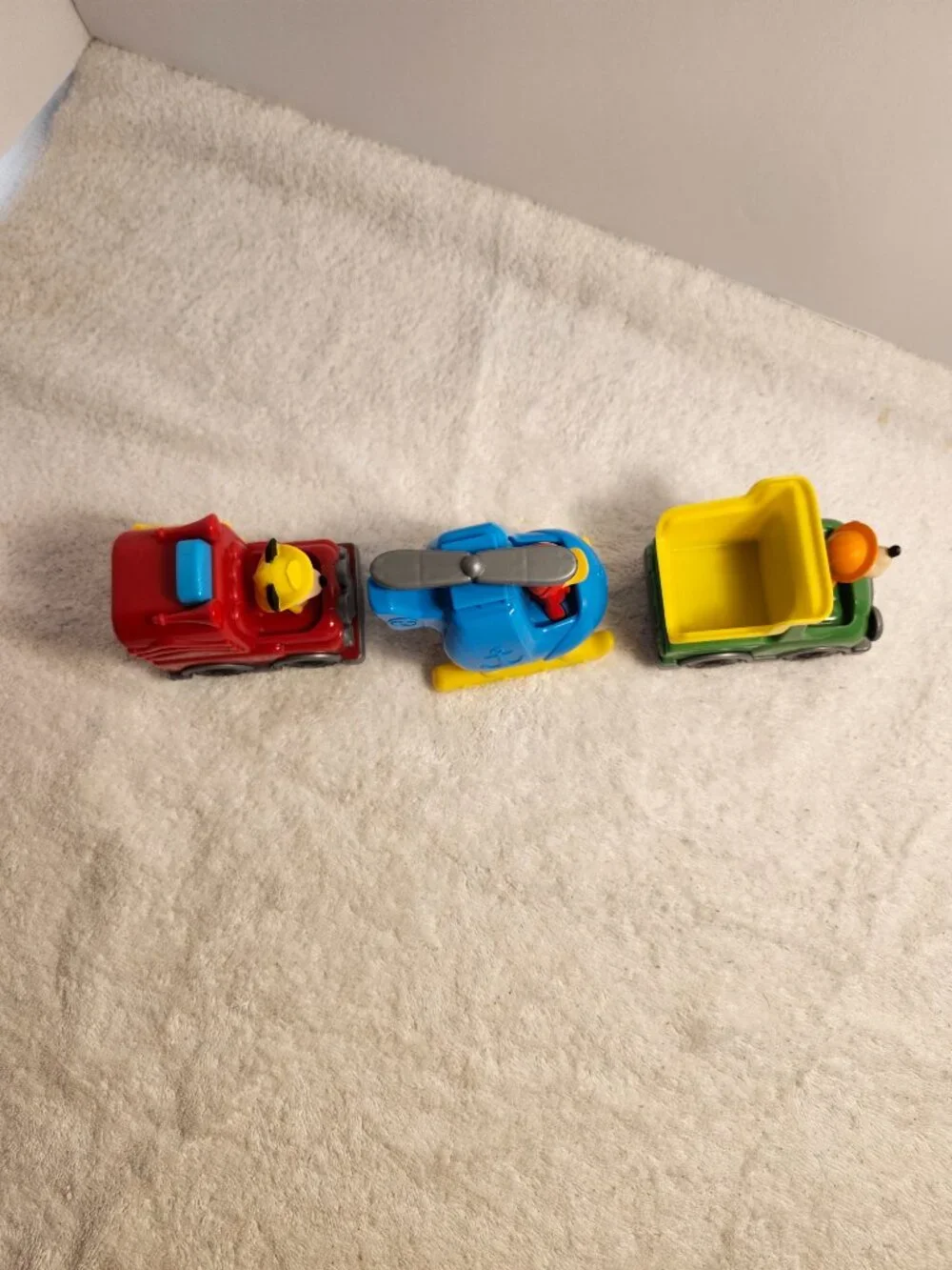 THREE VEHICLES FROM DISNEY GOFFY DONALD DUCK MICKEY MOUSE